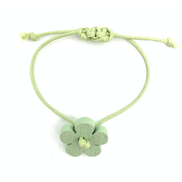 Luna-Leena kinderarmband - Groen - Handgemaakt in Nepal
