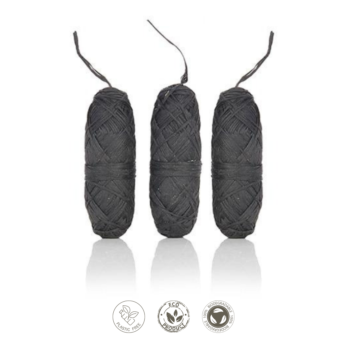 green-goose Bio-based Flosdraad | Met 3 Navullingen | Charcoal Mint