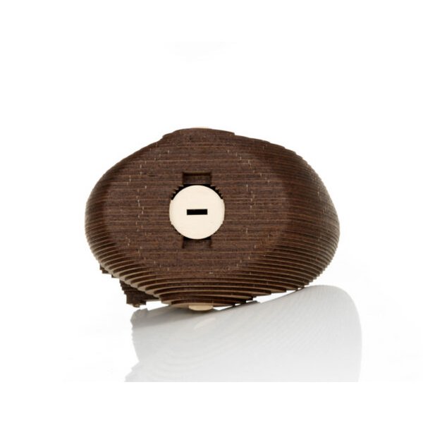 Eco Wood Art (EWA) 3D Houten Bouwset Spaarpot Eend/Duck, 3816, 12,7x10,7x12,8cm
