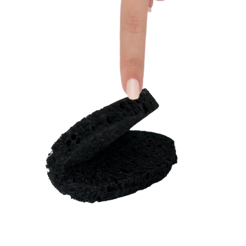 green-goose Bamboe Houtskool Cellulose Sponsjes | 60 Stuks