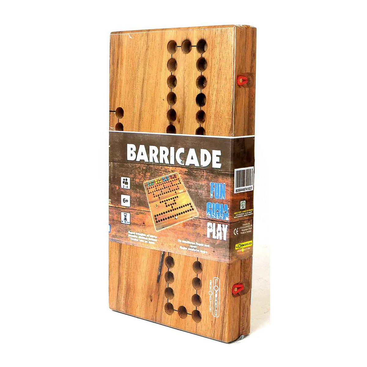Logica Giochi Houten (reis) Bordspel Barricade, LG627, 25x25x2cm
