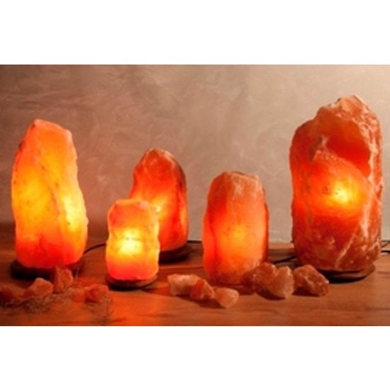 Himalaya Salt Dreams lamp himalaya zout siliconen dopjes, 19 cm hoog