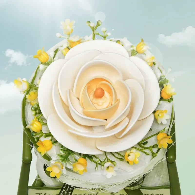 Robotime, DIY 3D Puzzel White Camellia, AF011