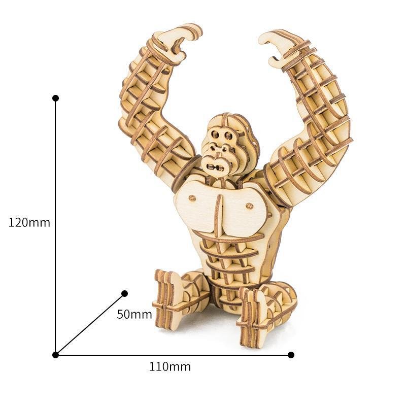 3D Houten Puzzel Gorilla, Robotime
