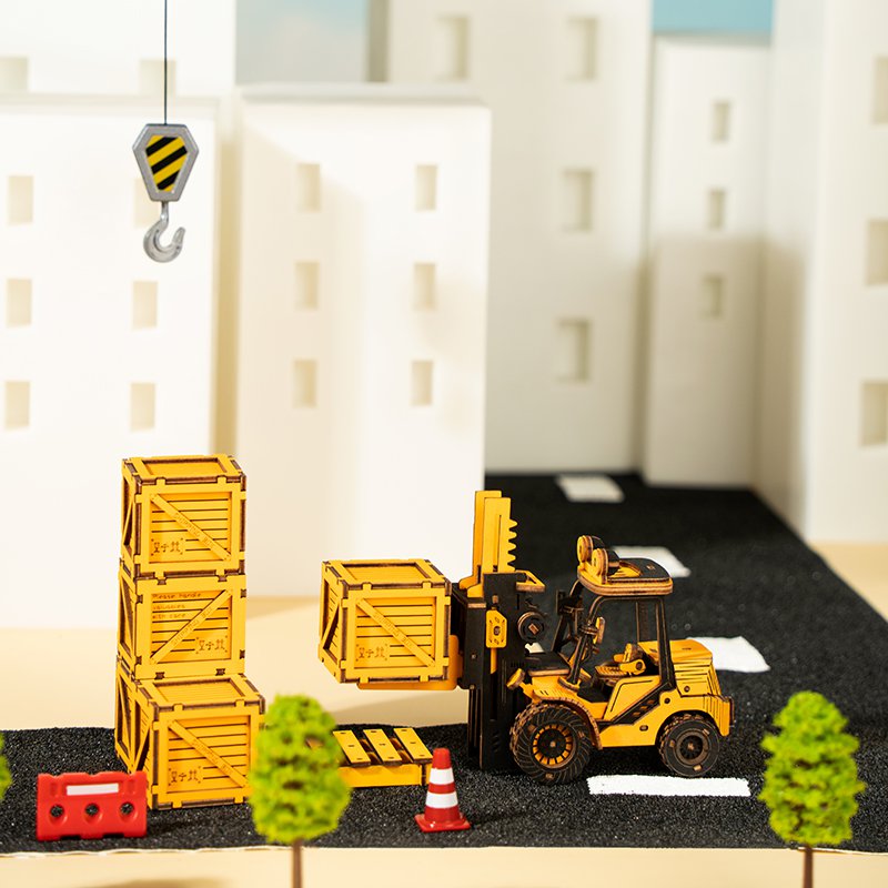 Robotime, Houten Puzzel 3D Vorkheftruk