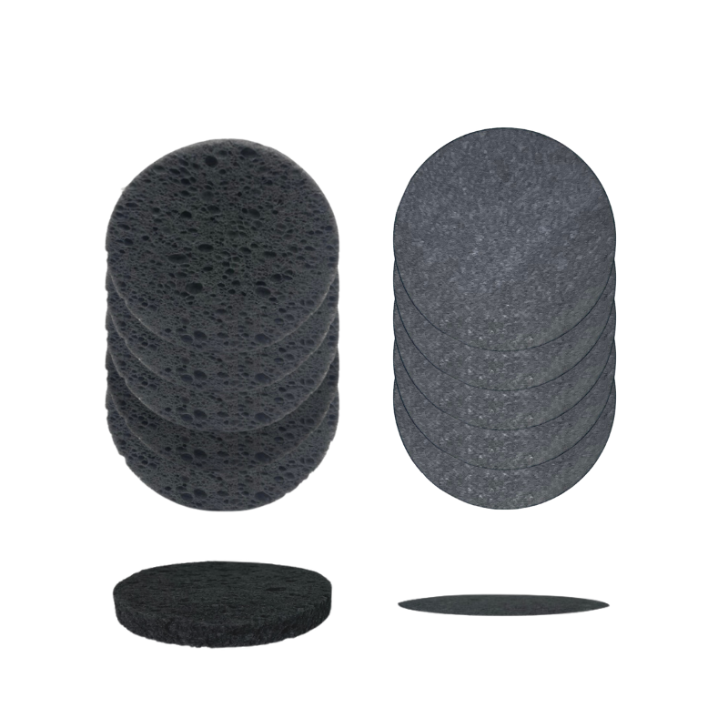 green-goose Bamboe Houtskool Cellulose Sponsjes | 60 Stuks