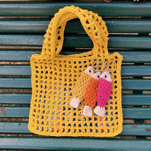 Luna-Leena Keychain Fish - Organic Cotton - Handgehaakt in Nepal