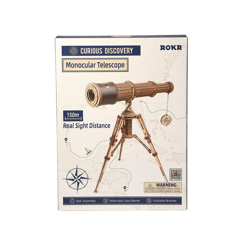 Robotime, Houten Puzzel 3D Monocular Telescope