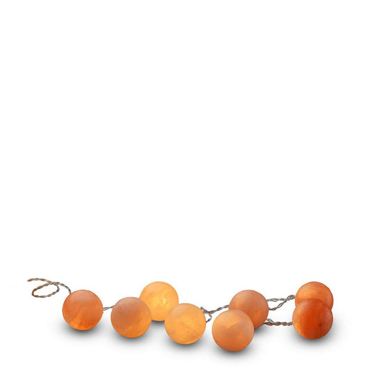 Himalaya Salt Dreams, Zoutbrokken Lichtsnoer op Batterij, 8 stuks