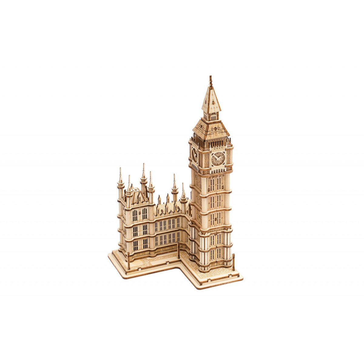 Robotime, 3D Houten Puzzel, Big Ben incl. verlichting