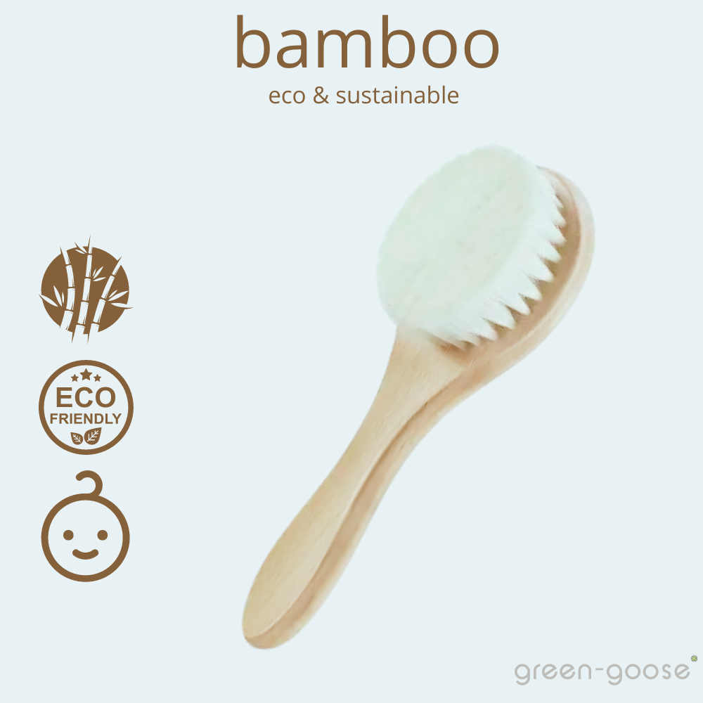 green-goose Baby Bamboe Haarborstel