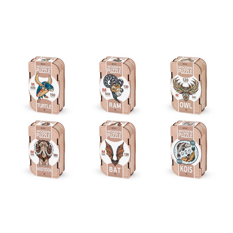 Eco Wood Art (EWA) Houten Legpuzzel Uil/ Owl Size M