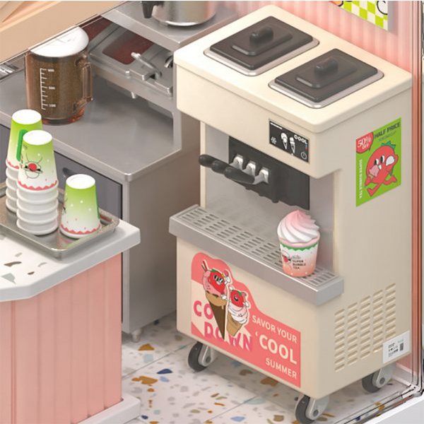 DIY Huisje Super Store Double Joy Bubble Tea, Robotime