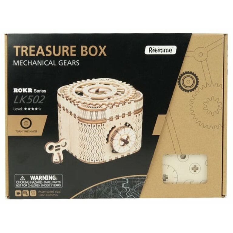 Robotime, Houten Puzzel 3D Treasure Box