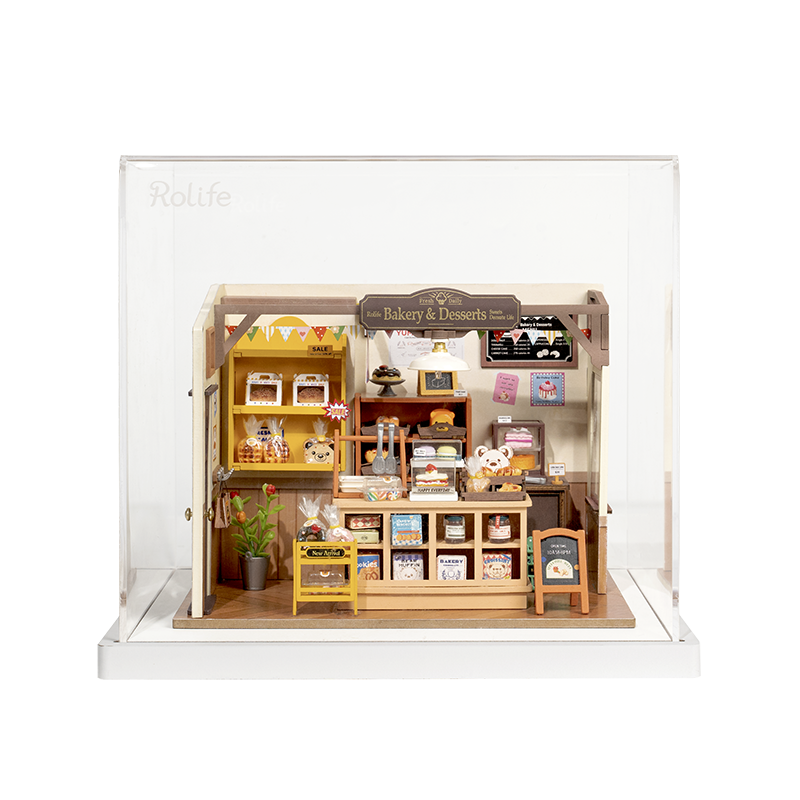 Robotime, DIY Huisje Becka's Baking House met LED verlichting