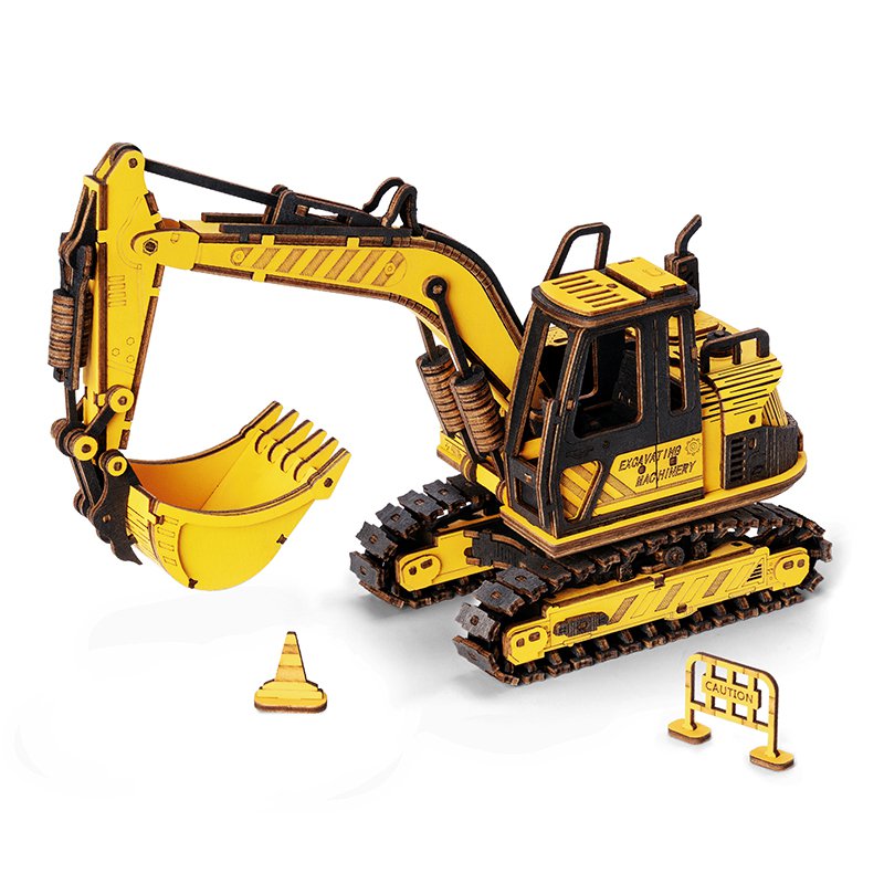 Robotime, Houten Puzzel 3D Graafmachine