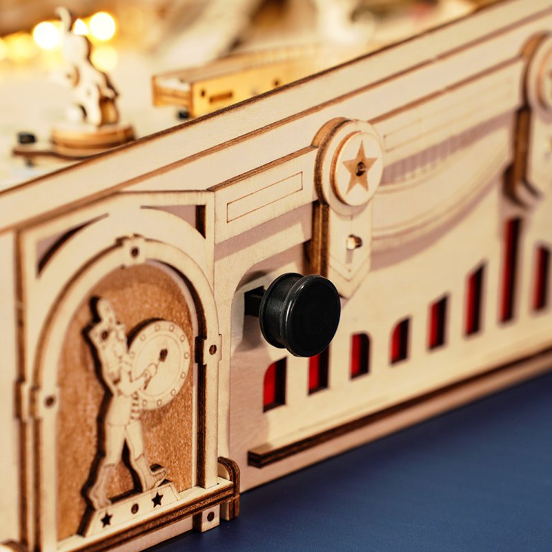 Robotime, 3D Houten Puzzel Flipperkast/Pinball Machine