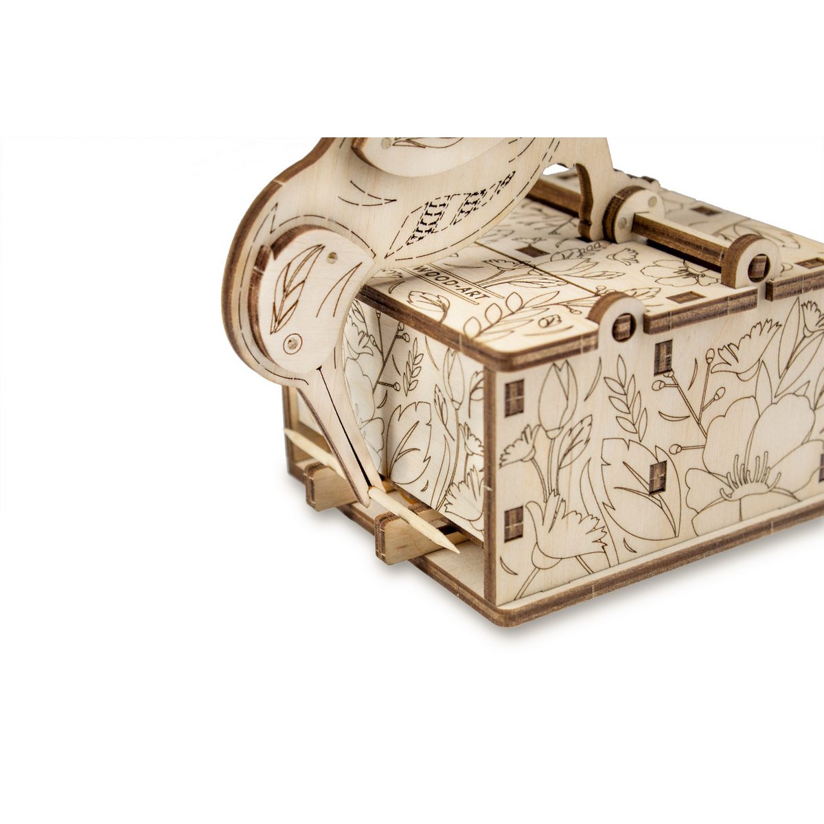 Eco Wood Art (EWA) 3D Mechanische Puzzel Bird Feeder