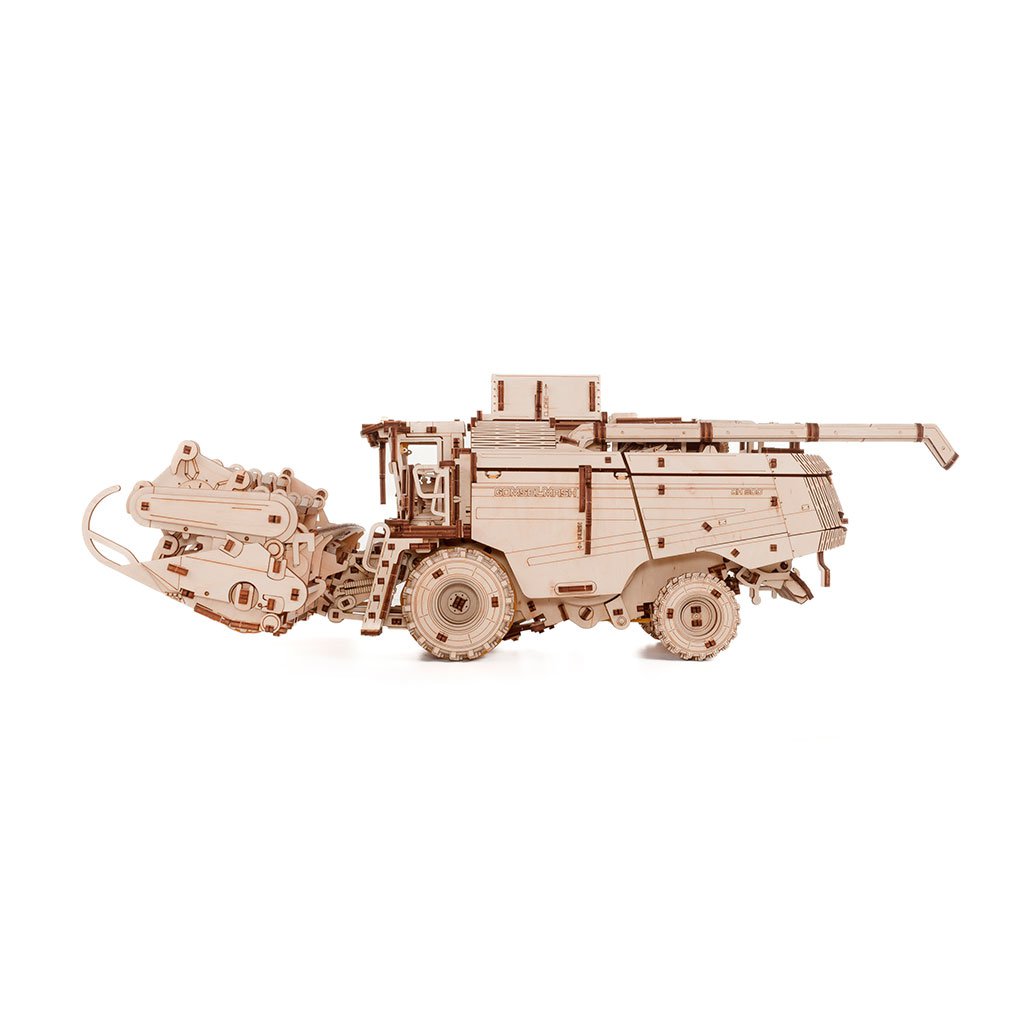 Eco Wood Art (EWA) 3d Houten Puzzel Grain Harvesting Combine GH800, 3380, 52,7x45,8x18,7 cm