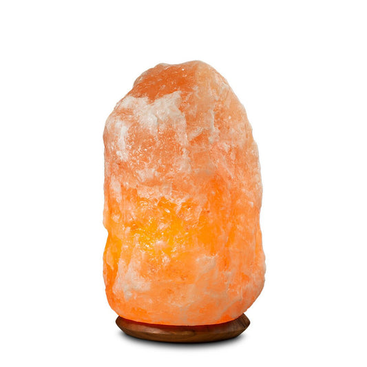Himalaya Salt Dreams Zoutlamp met Houtenvoet