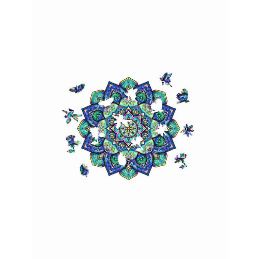 Logica Giochi Mandala Houten Legpuzzel Lotusbloem/Flower of Life