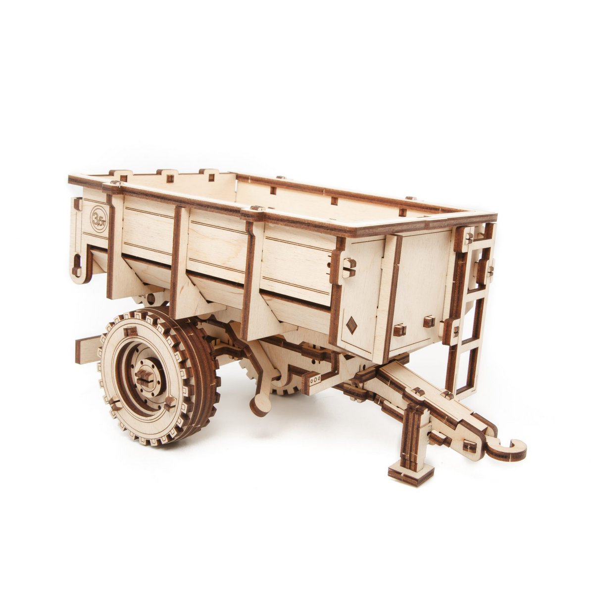 Eco Wood Art (EWA) 3D Mechanische Puzzel, Trailer voor Belarus-82