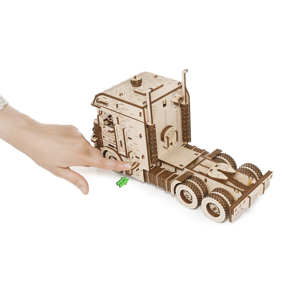 Eco Wood Art, (EWA) 3D Houten Puzzel Truck Road King