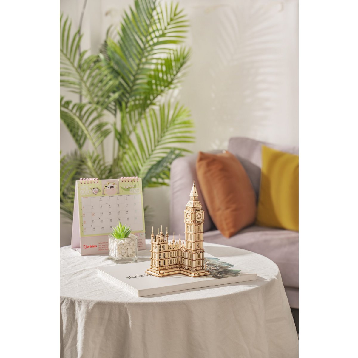 Robotime, 3D Houten Puzzel, Big Ben incl. verlichting