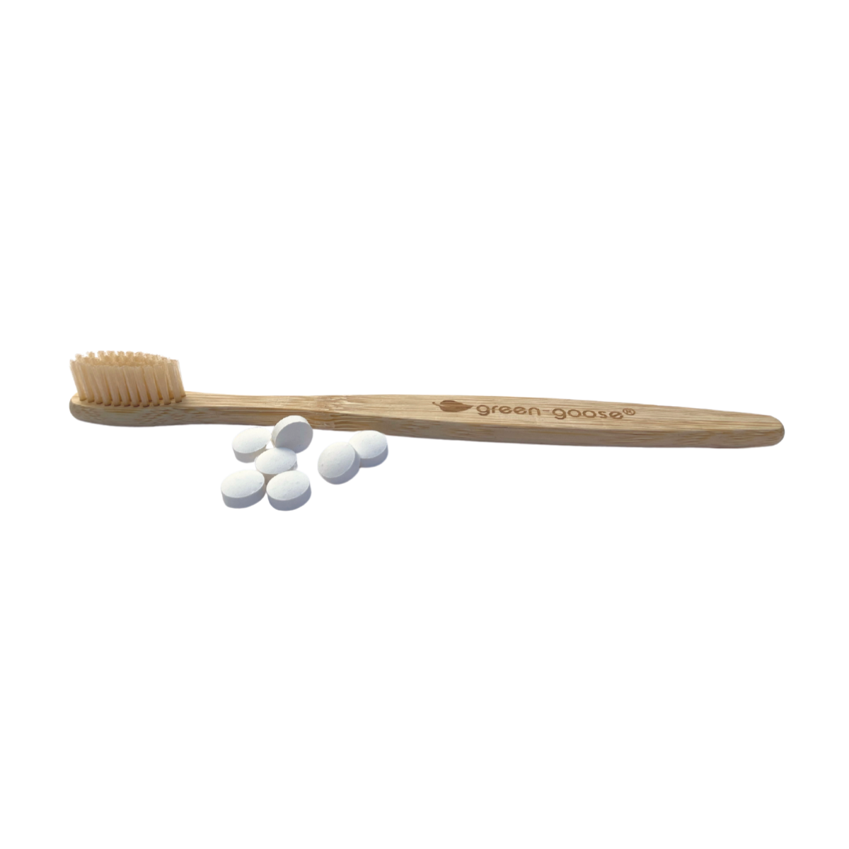 green-goose Bamboe Tandenborstels | 8 Stuks | Medium
