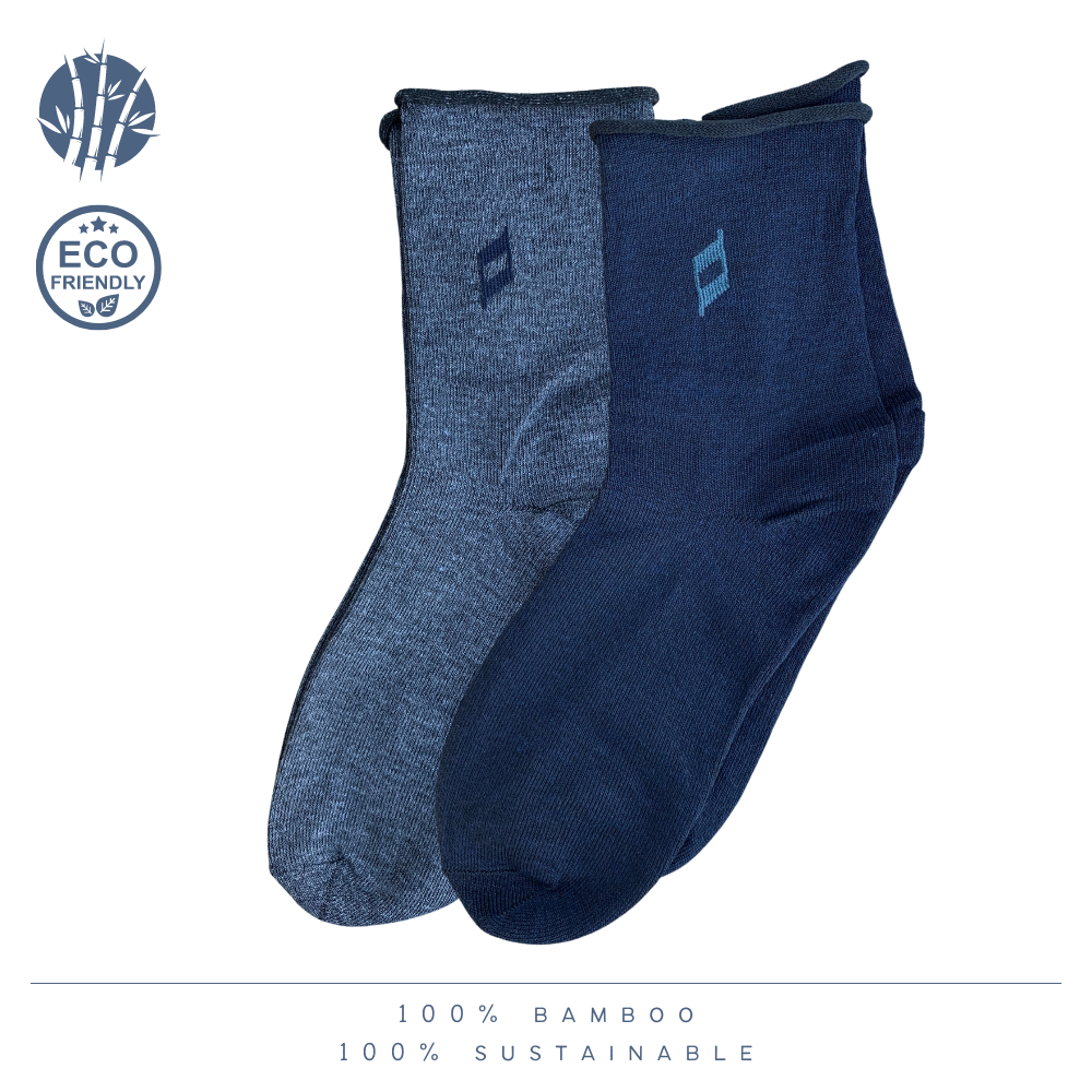 green-goose Bamboe Drukvrije Sokken - 4 Paar - Maat 39-44 - Mixed - 100% Bamboe