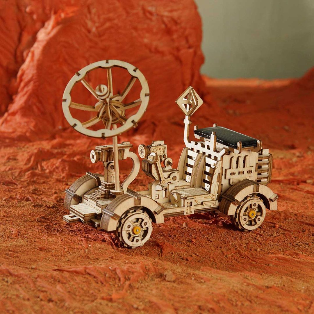 3D Houten Puzzel op zonne-energie Rambler Rover, Robotime