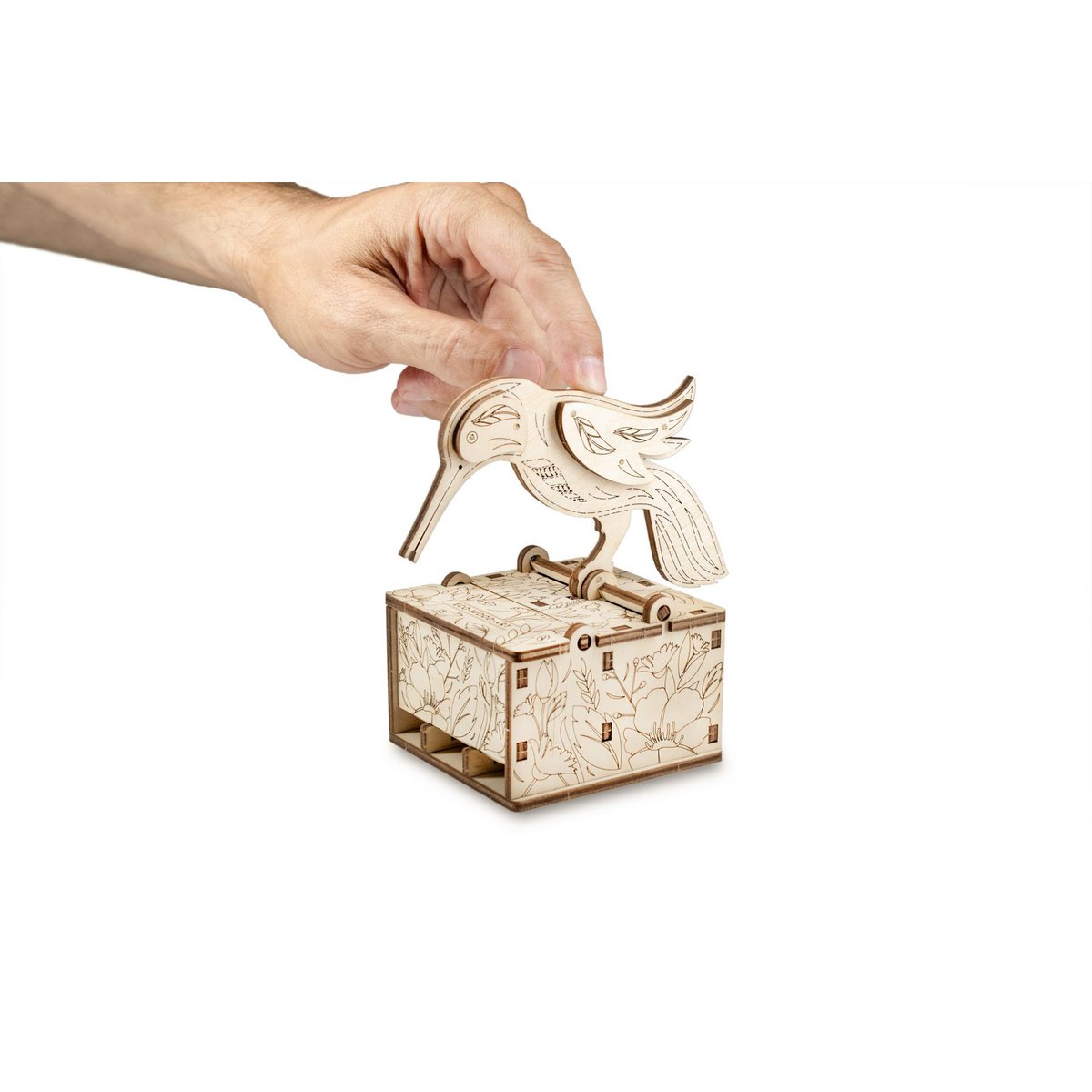 Eco Wood Art (EWA) 3D Mechanische Puzzel Bird Feeder