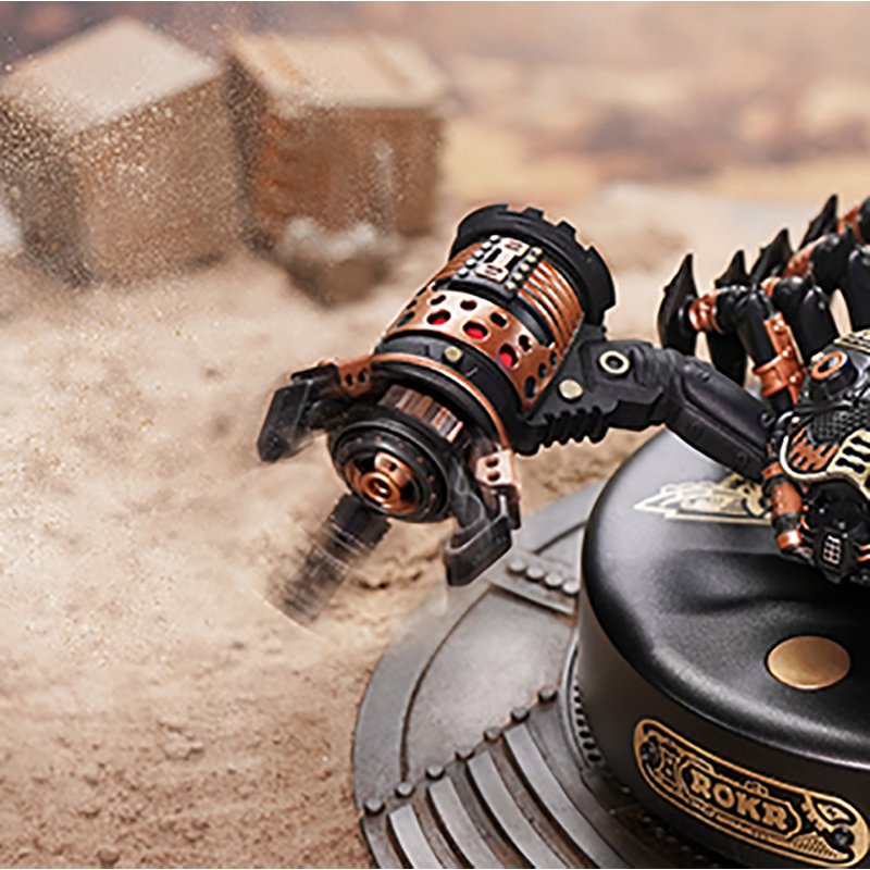 Robotime, 3D DIY Kunststof Bouwpakket Schorpioen/Scorpion, MI04, 17x13x11,5cm