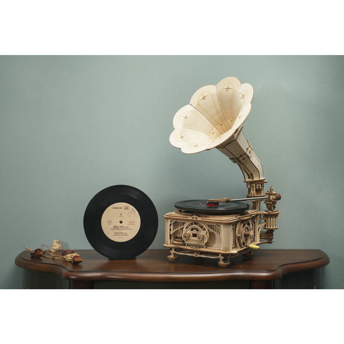 Houten Puzzel 3D Classical Gramophone, Robotime