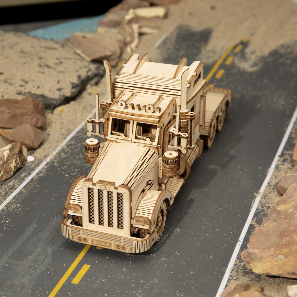Robotime Houten Puzzel 3D Heavy Truck