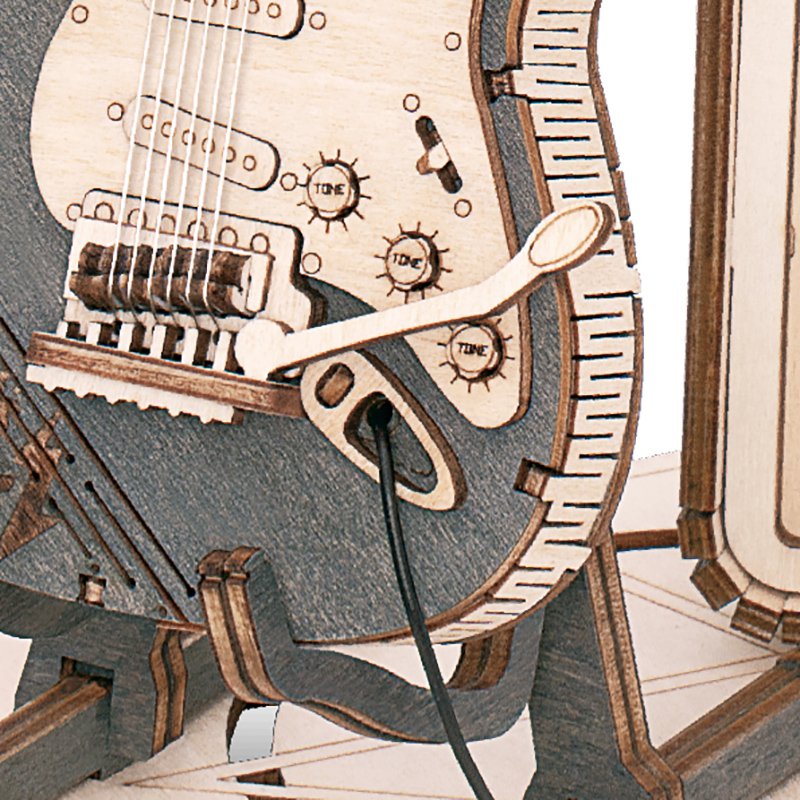 Robotime, Houten Puzzel 3D Electric Guitar