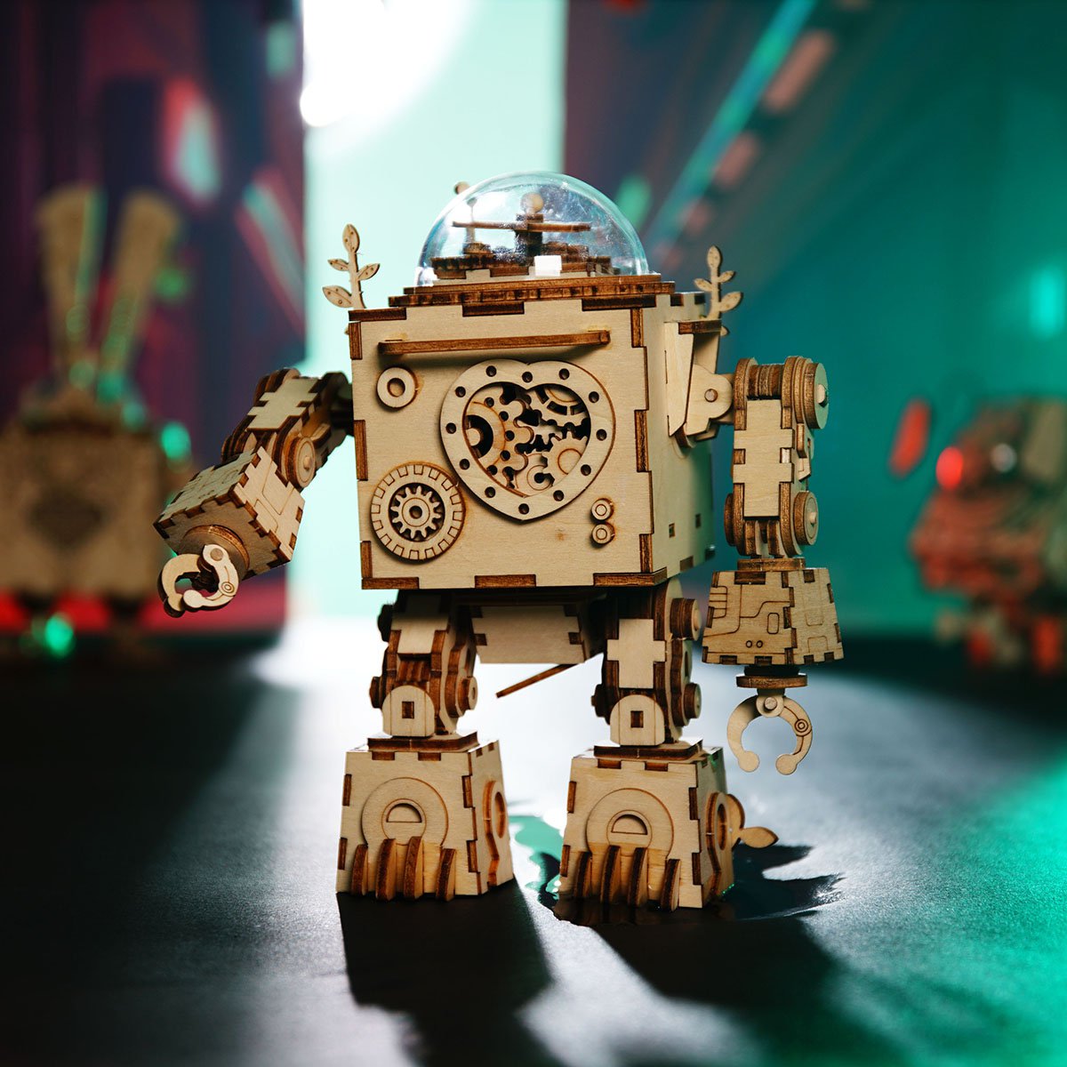 Robotime, Muziekdoos Hout DIY 3D Puzzel Orpheus