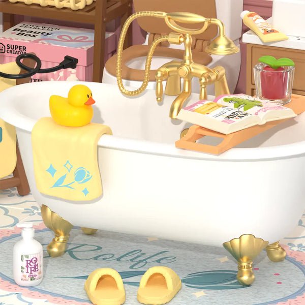 Robotime, Is jouw kind ook een Super Creator? DIY Huisje Super Creator Pop Bubble Bathroom