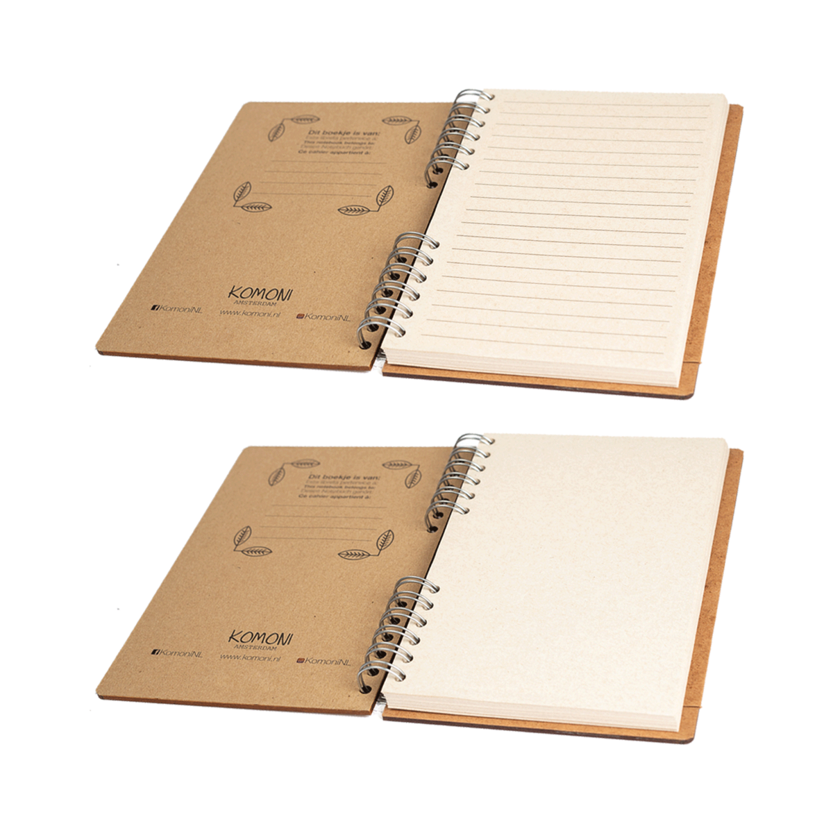 Duurzaam Houten Notitieboek World – KOMONI