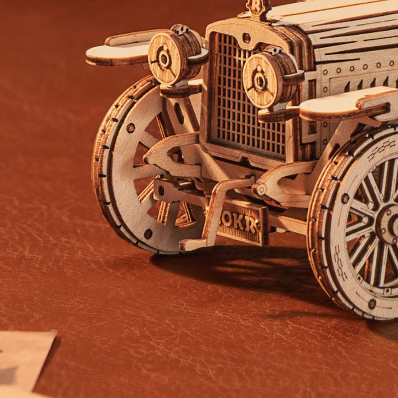 Robotime, Houten Puzzel 3D Vintage Car