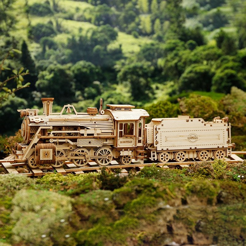 Robotime, 3D Houten Puzzel Prime Steam Express