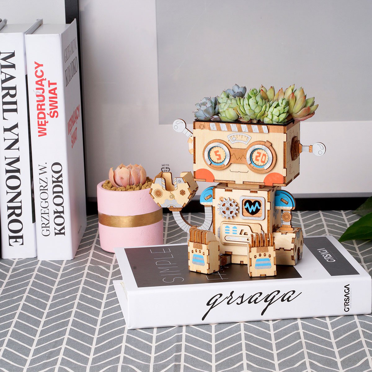 Robotime, DIY Flowerpot Robot