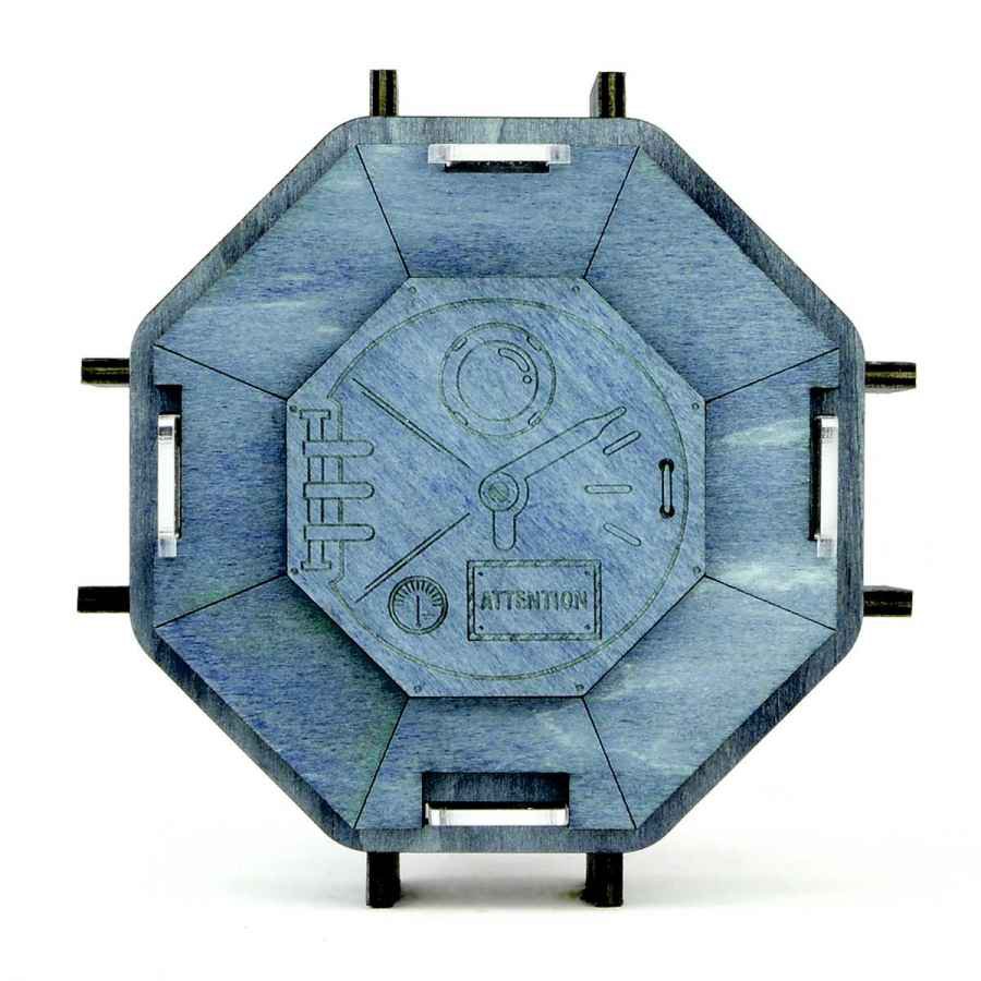 Logica Giochi Houten Breinbreker Star Adventures Mission The Space Station, 11,5x11,5x6cm