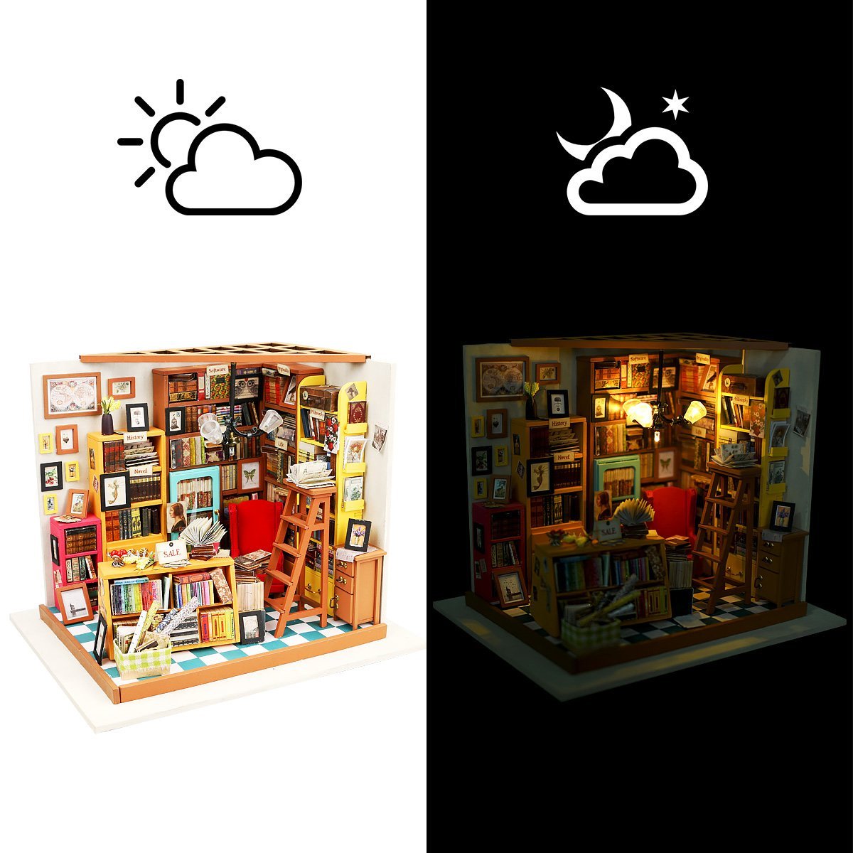 Robotime, DIY Huisje Sam's Study