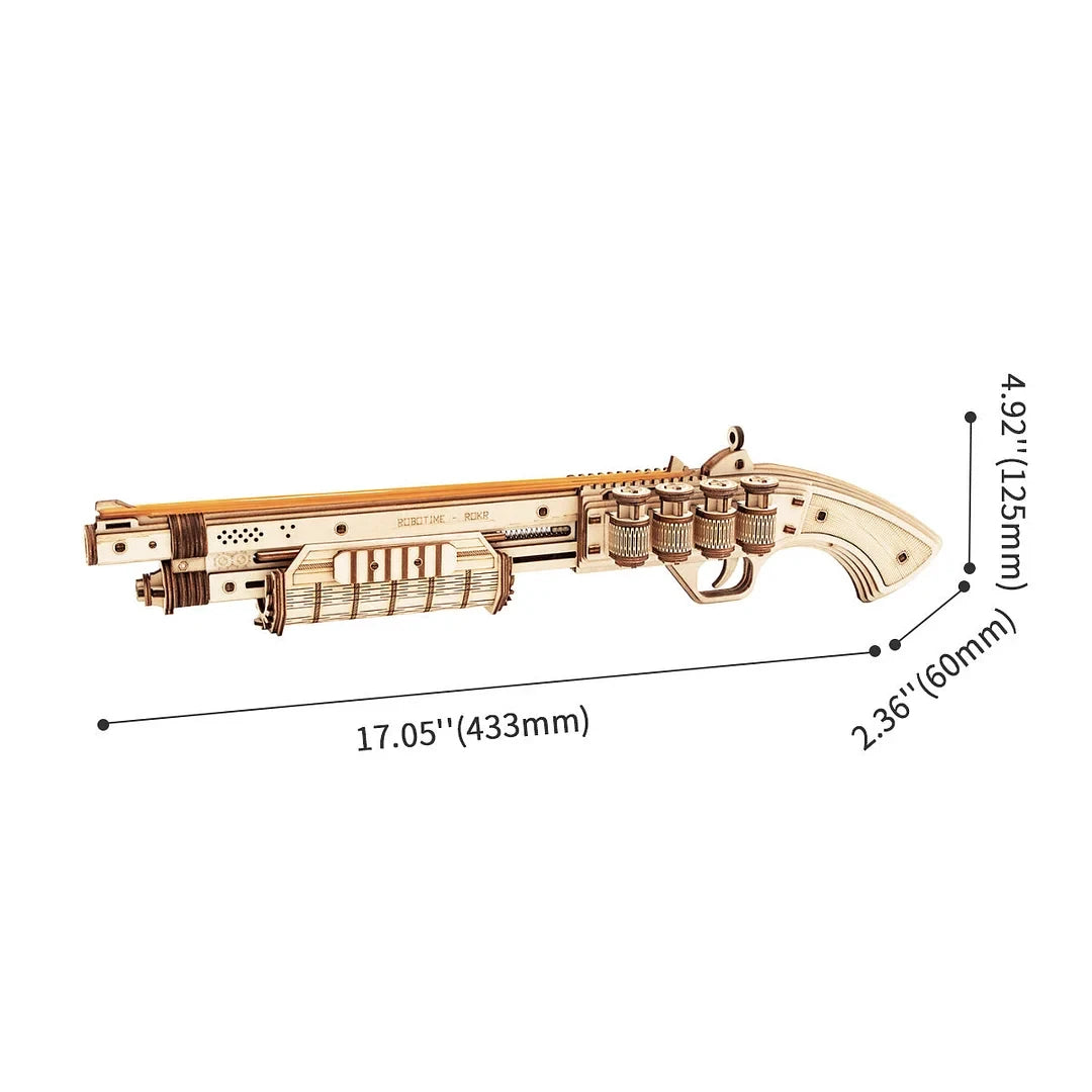 Robotime, 3D Houten Puzzel Terminator M870