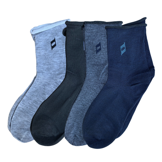 green-goose Bamboe Drukvrije Sokken - 4 Paar - Maat 39-44 - Mixed - 100% Bamboe