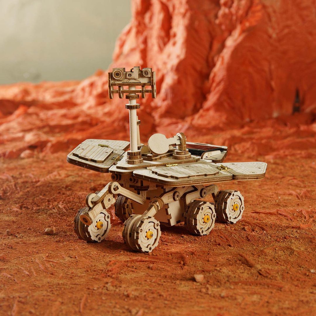 3D Houten Puzzel op zonne-energie Vagabond Rover, Robotime
