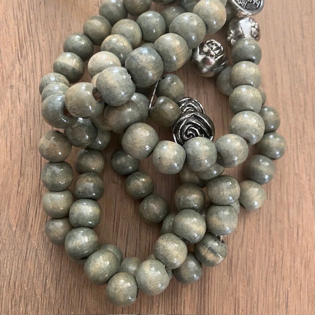 Luna-Leena Bracelet Gray - handgemaakt in Nepal