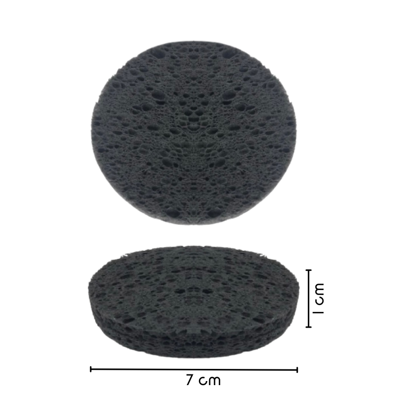 green-goose Bamboe Houtskool Cellulose Sponsjes | 60 Stuks