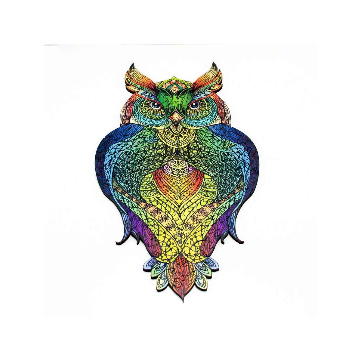 Logica Giochi Mandala Houten Legpuzzels Uil/ Owl